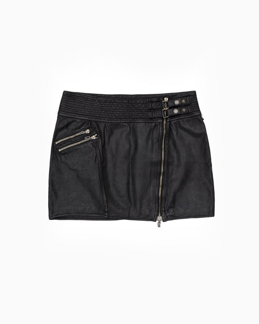 1990s John Galliano Leather Skirt