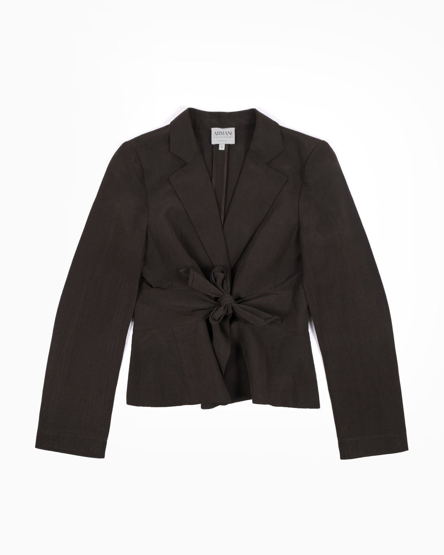 2007 Armani Collezioni Belted Blazer