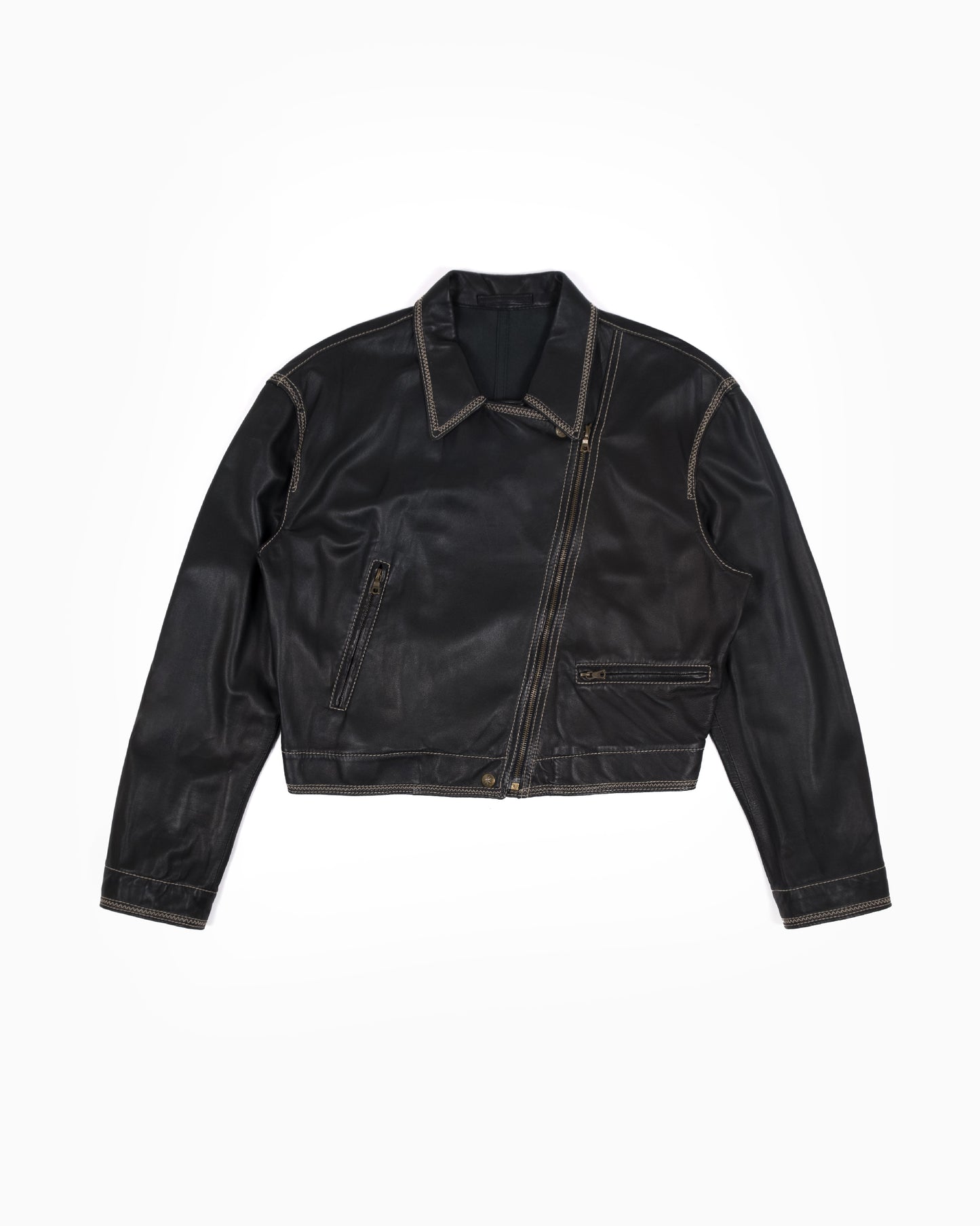 Ruffo Leather Biker Jacket