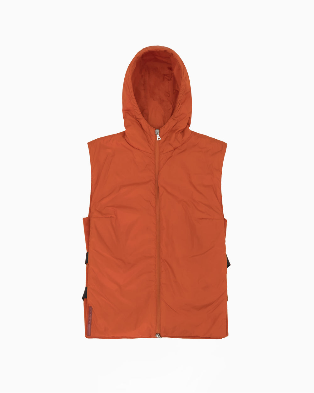 Prada SS00 Hooded Nylon Vest with Straps