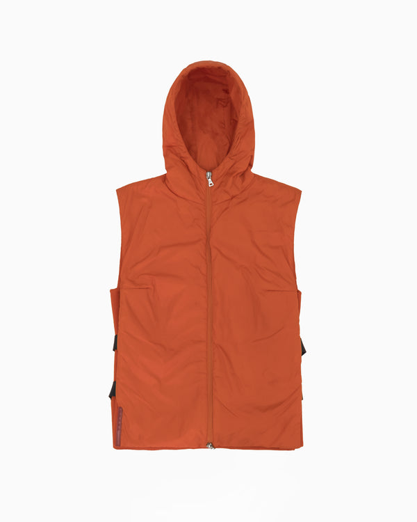 Prada SS00 Hooded Nylon Vest with Straps