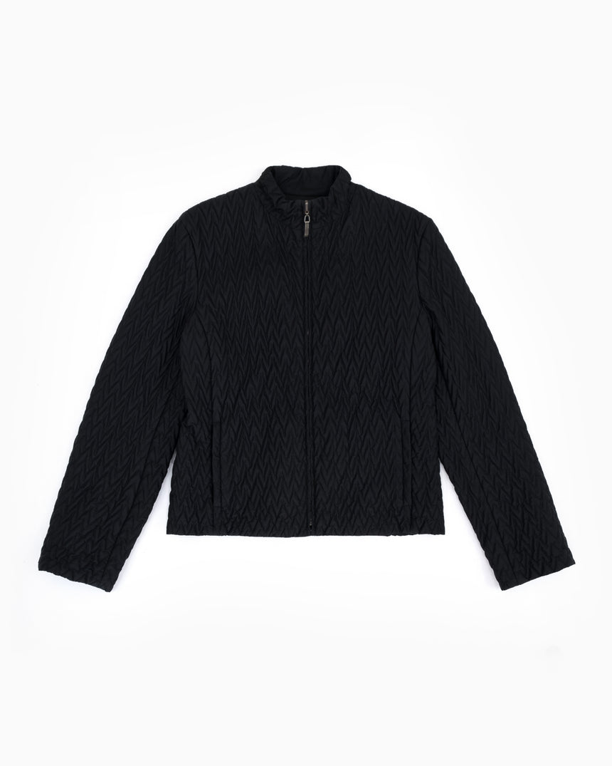 Jil Sander Reversible Zig Zag Quilted Jacket