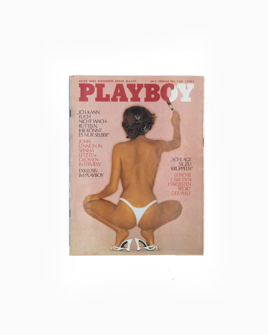 1981 German Playboy Magazine - February Issue