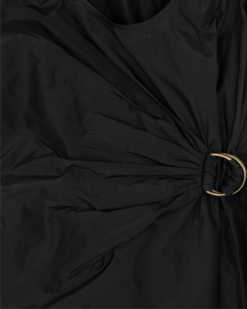 Roberto Cavalli Nylon Dress with Buckle Detail