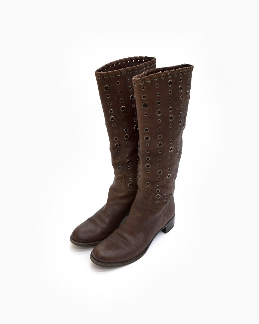 Prada Grommet Boots
