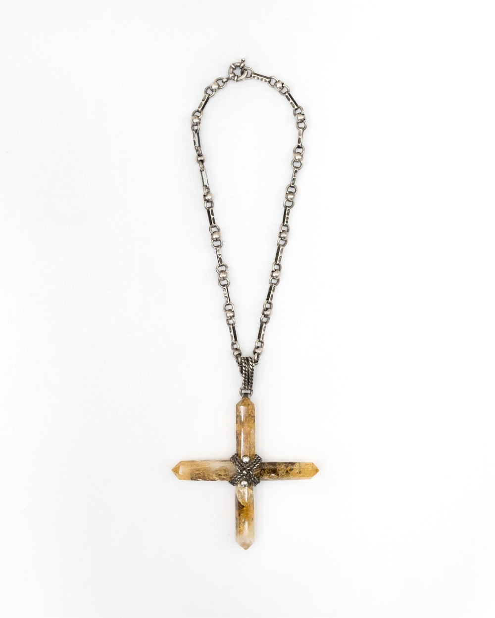 1990s Gianni Versace Quartz Cross Chain