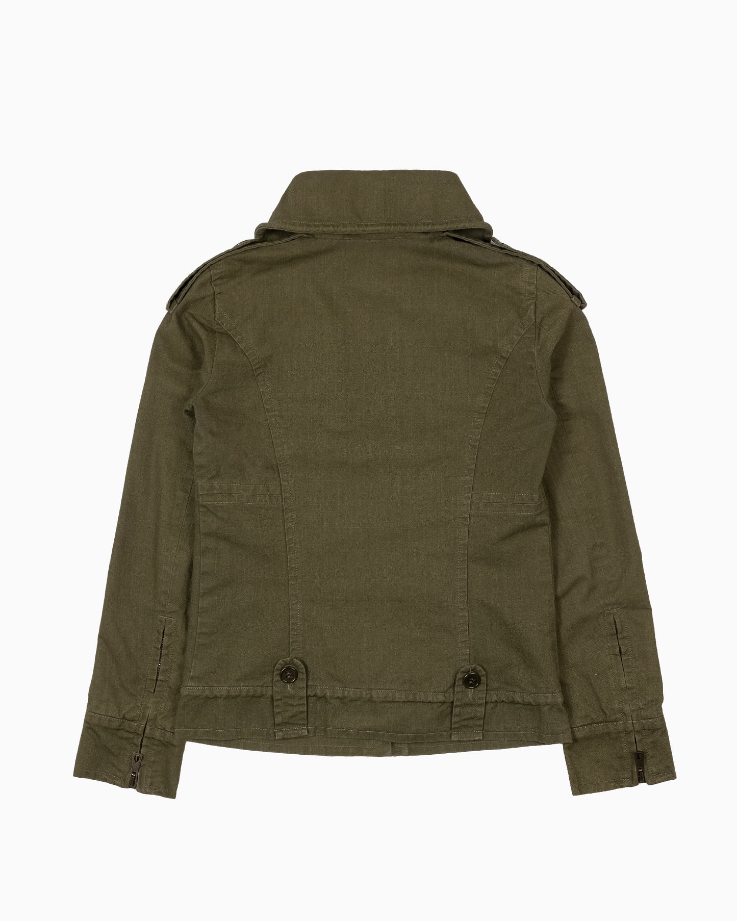 AW04 Chloé by Phoebe Philo Asymmetrical Army Jacket