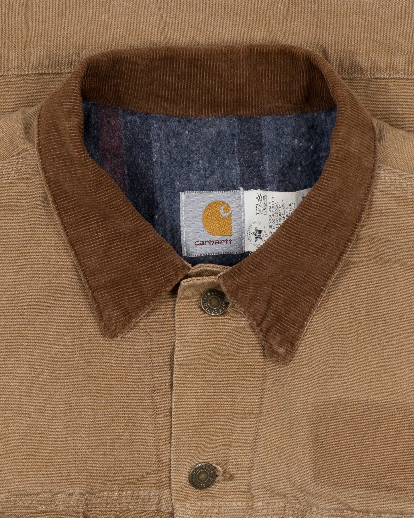 1990s Carhartt Type 3 Trucker Jacket with Blanket Lining