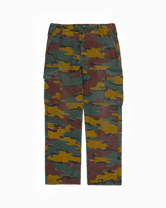 1980s Belgian Army Camouflage Cargo Trousers