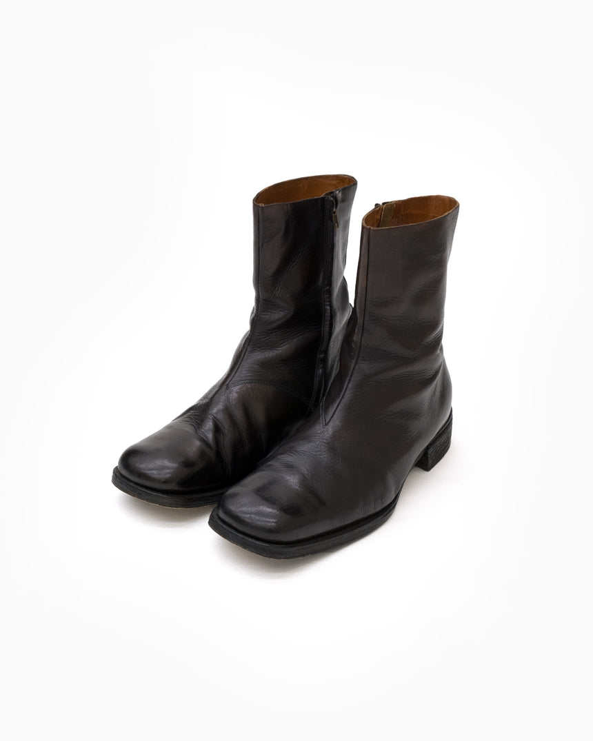 Martin Margiela Square Toe Boots - AW04