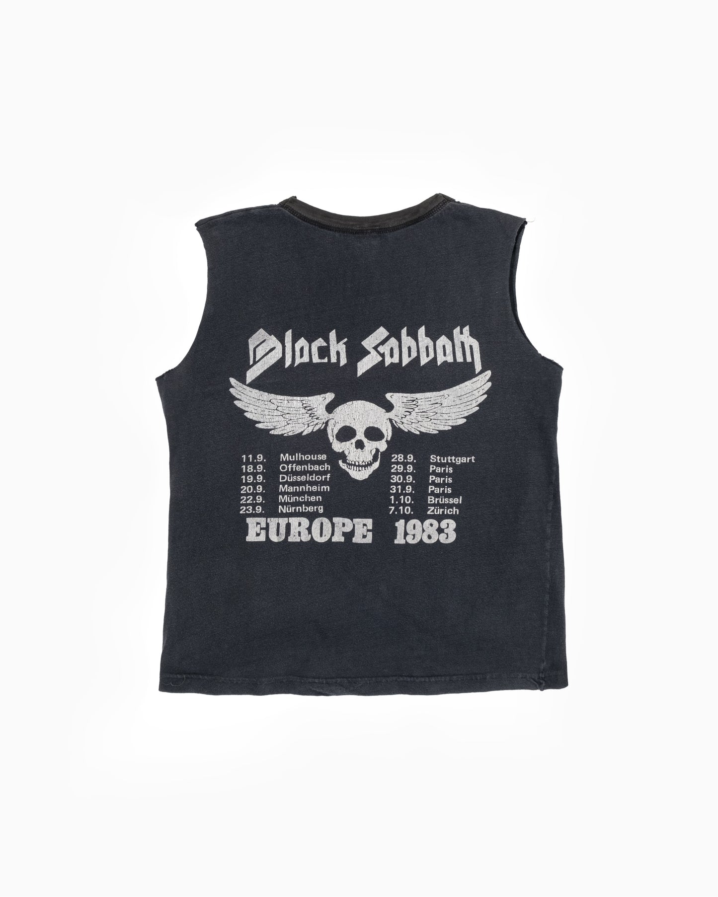 1983 Black Sabbath Tour Sleeveless T-Shirt
