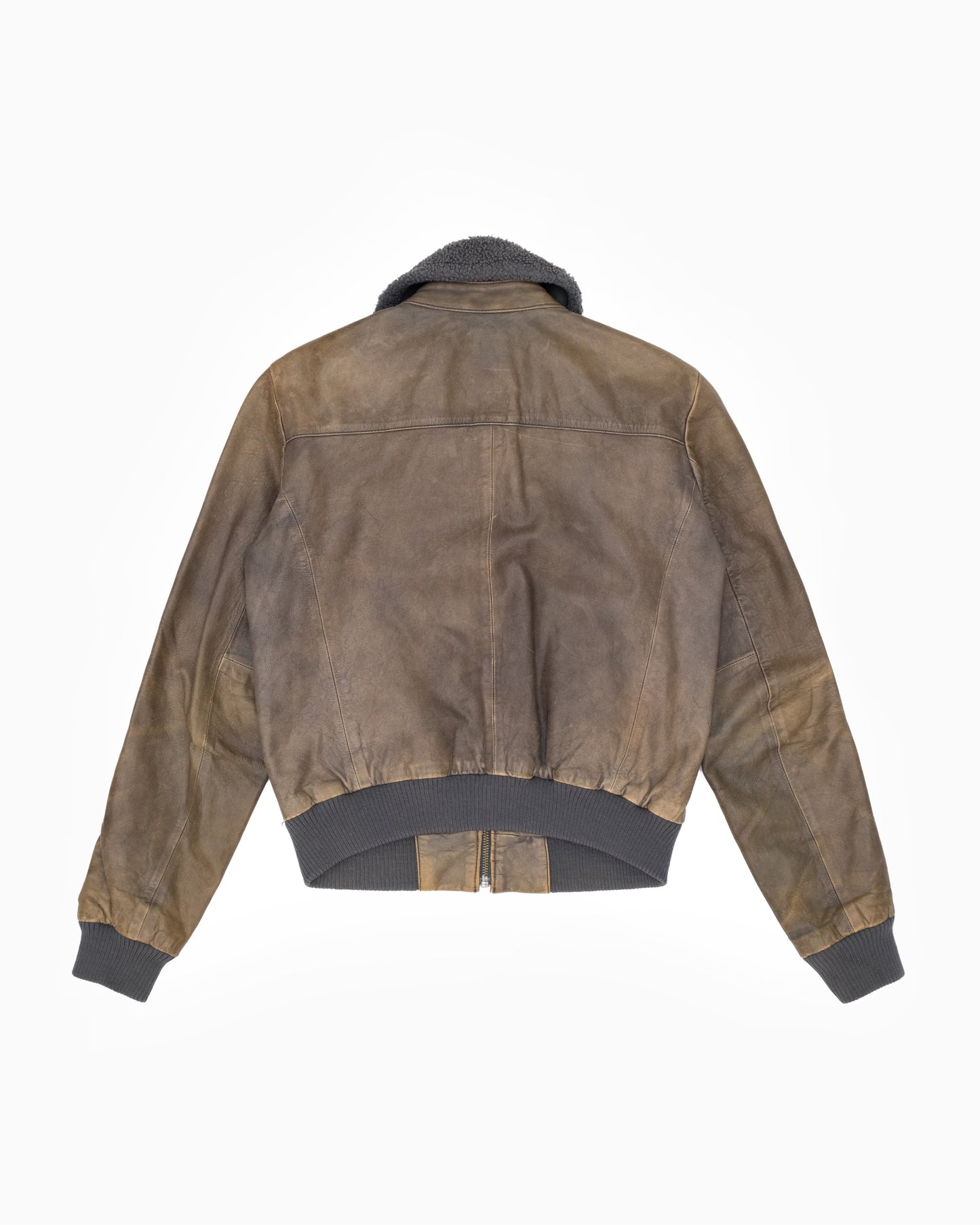 Gap Leather Aviator Jacket