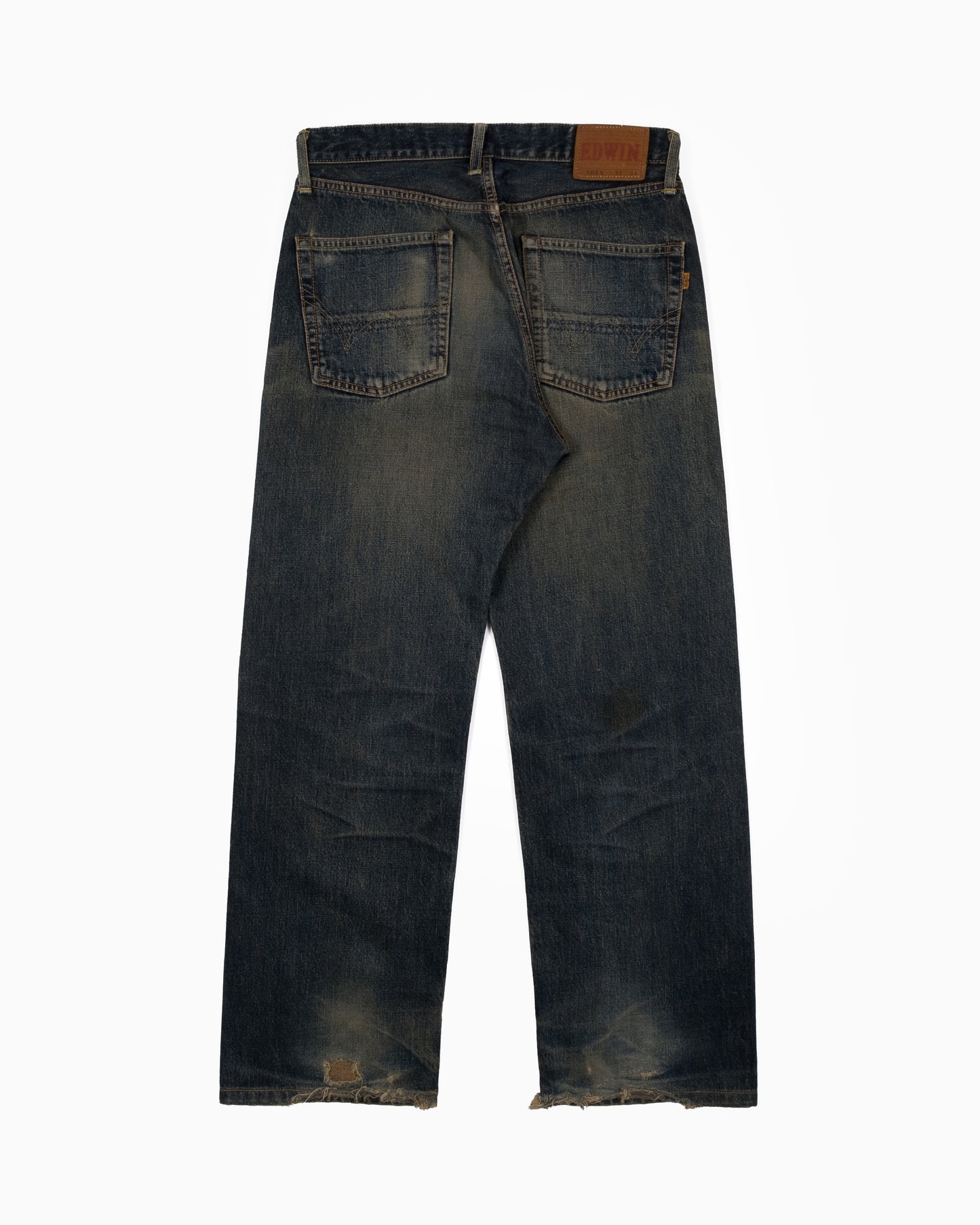 Edwin 505X Selvedge Straight Leg Denim Jeans