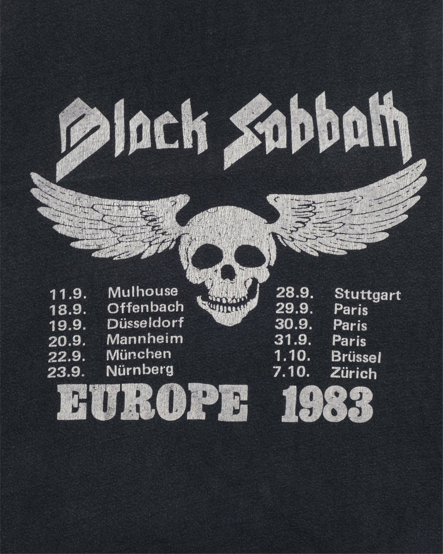1983 Black Sabbath Tour Sleeveless T-Shirt