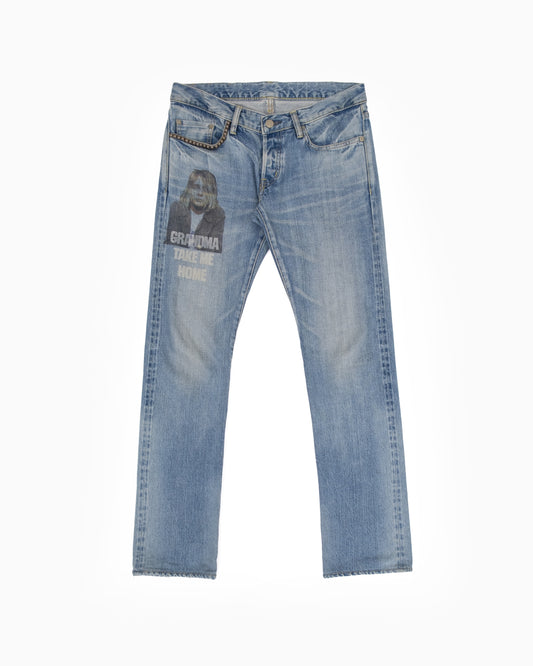 Hysteric Glamour Kurt Cobain Jeans with Studded Front Pocket