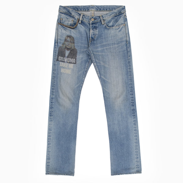 Hysteric Glamour Kurt Cobain Jeans with Studded Front Pocket