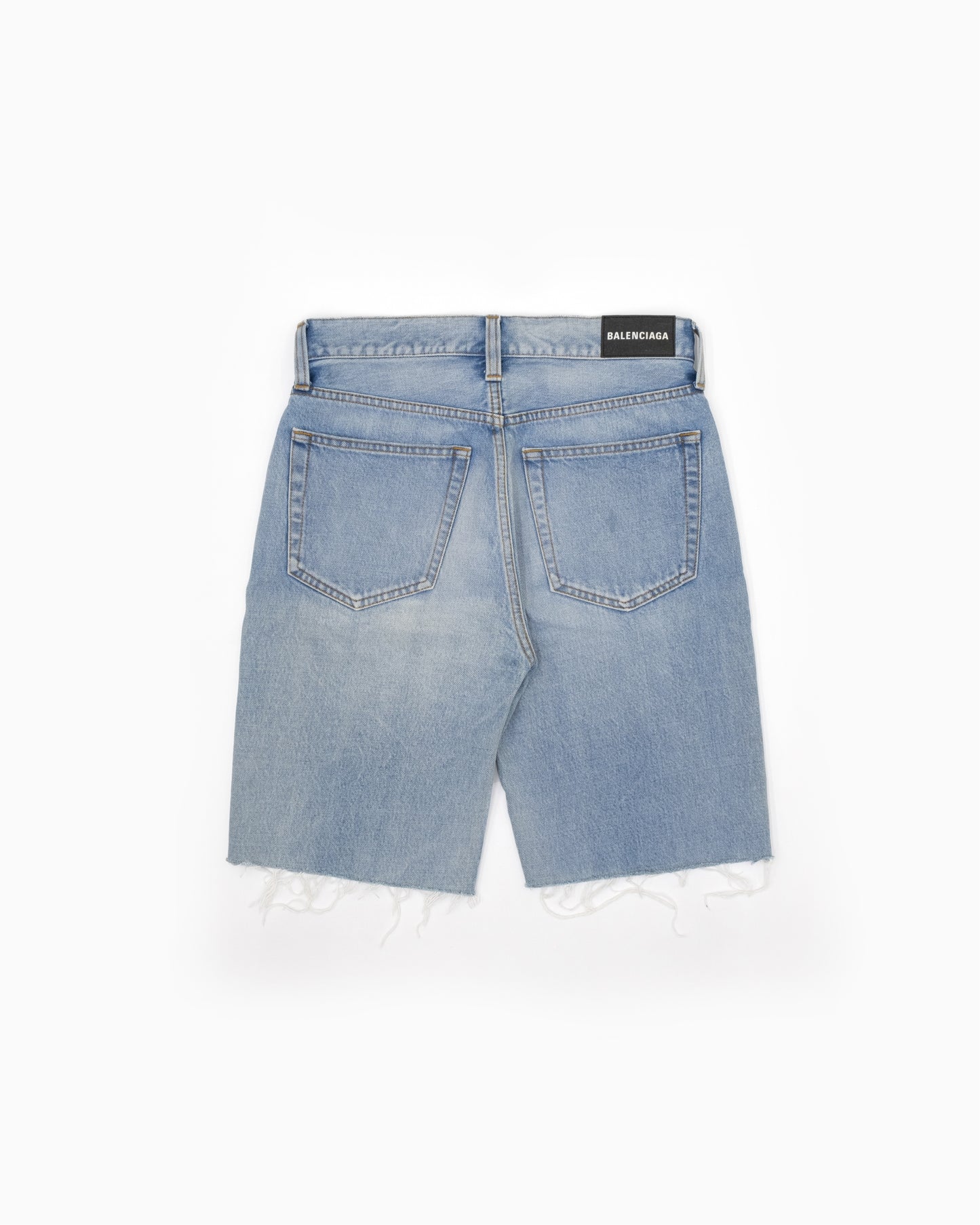 Balenciaga AW18 Denim Shorts