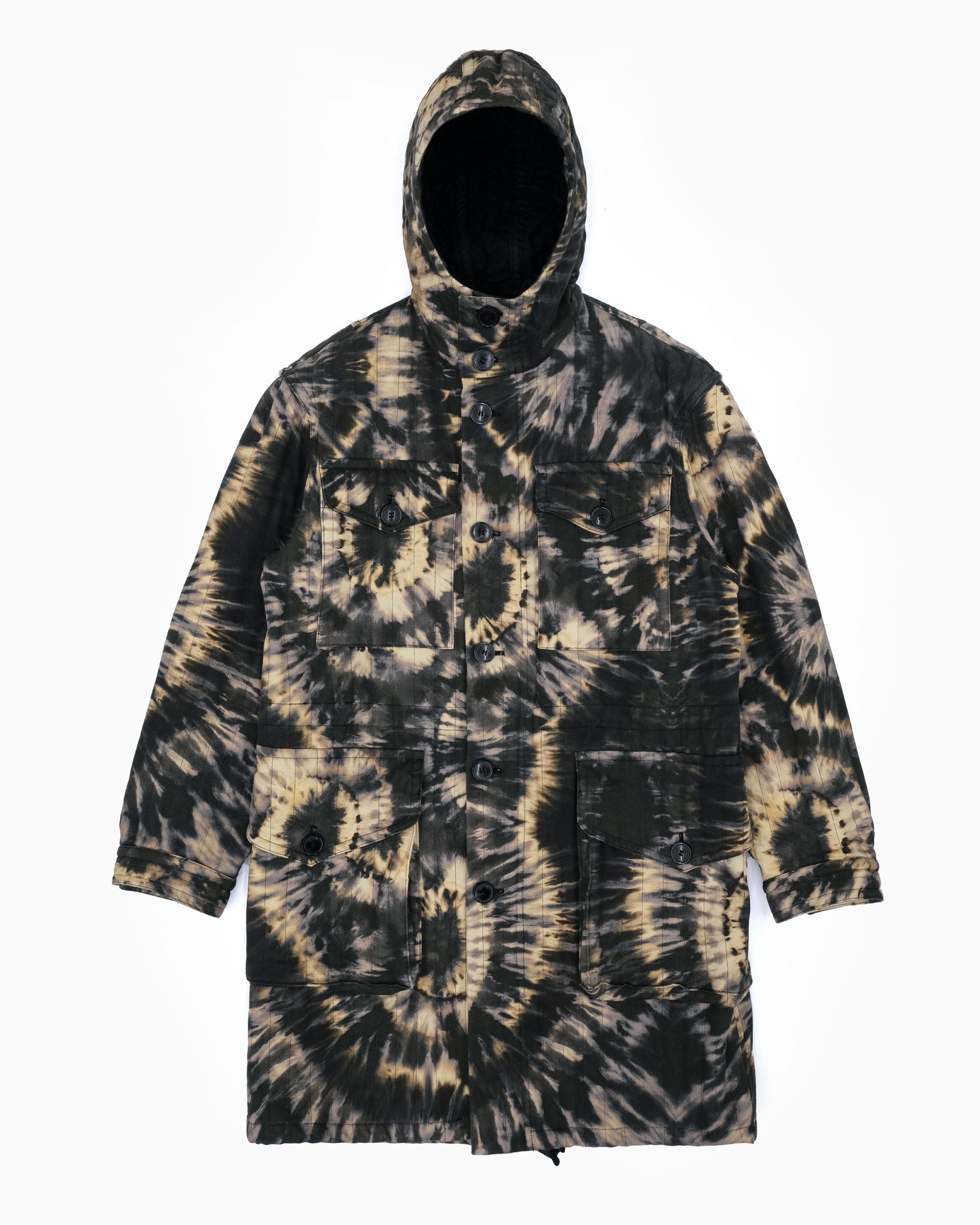 Dries Van Noten AW19 Tie Dye Coat