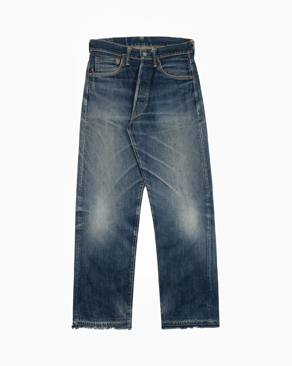 Evisu Selvedge Jeans with Worn Off Seagull Pockets