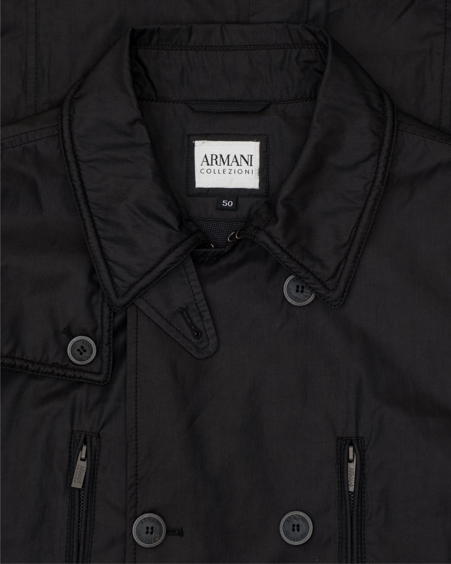 Armani Collezioni Double Breasted Trenchcoat