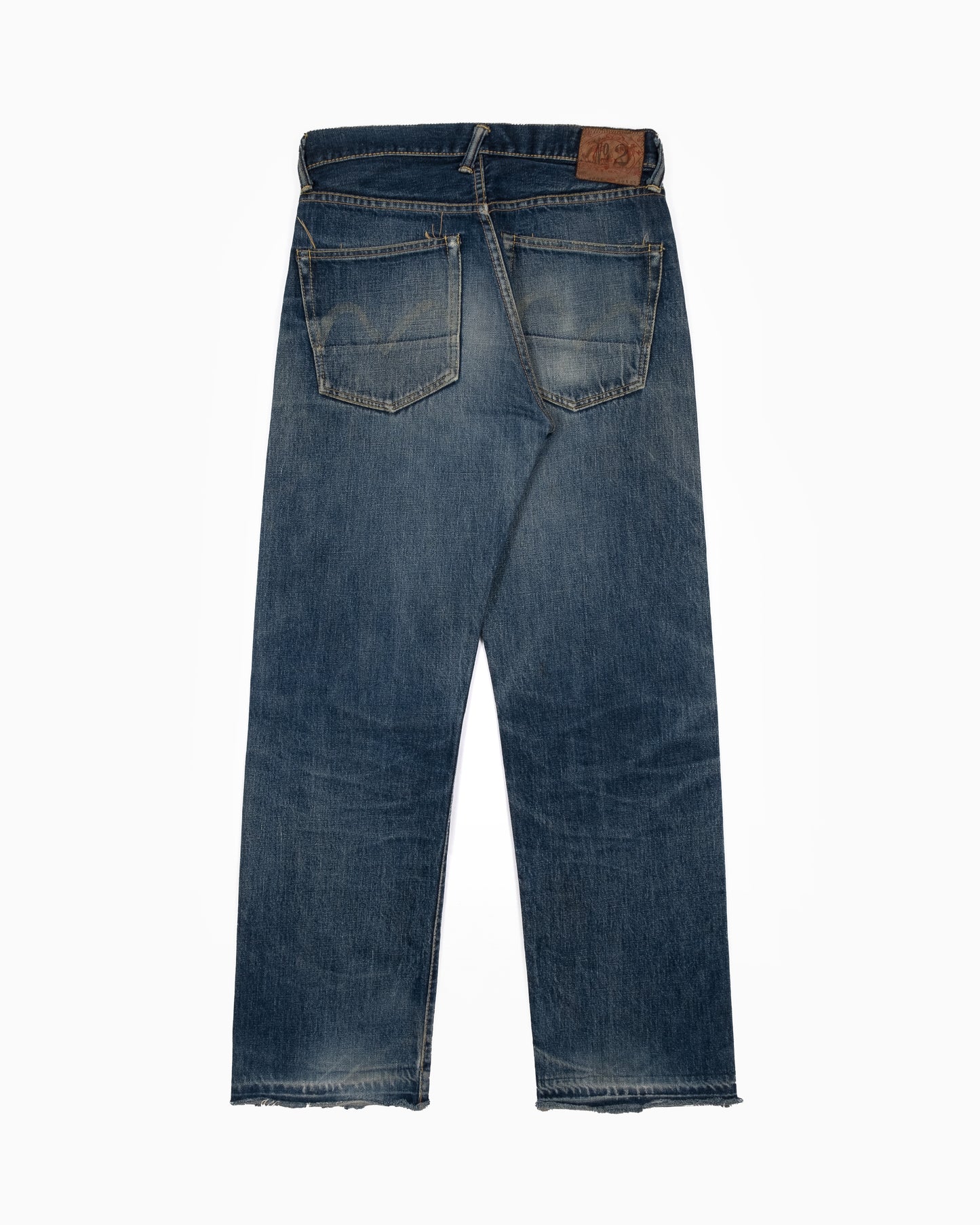 Evisu Selvedge Jeans with Worn Off Seagull Pockets