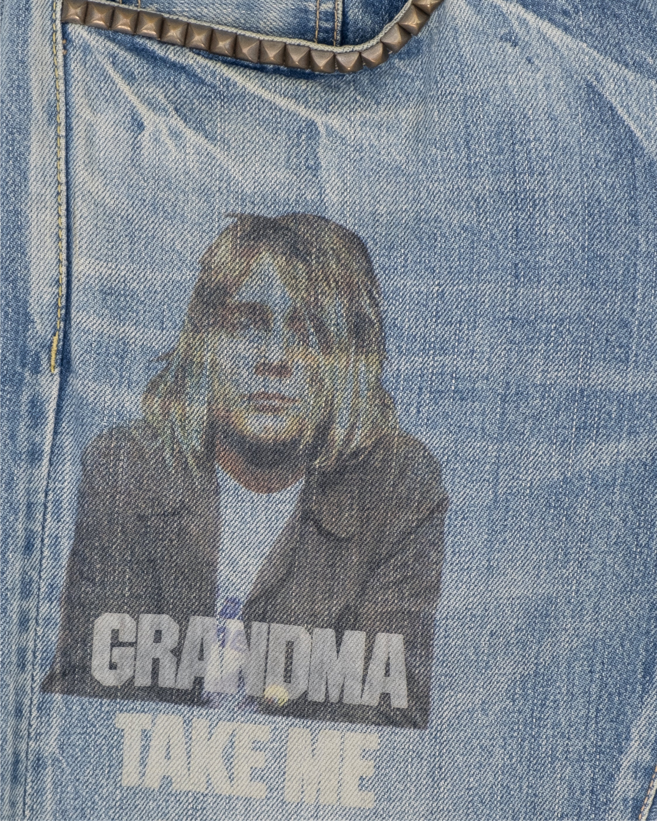 Nirvana Kurt Cobain Photo Patch Denim Jacket Denim Jacket 333583 |  Rockabilia Merch Store