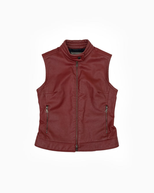 Prada SS00 Motorcycle Leather Vest