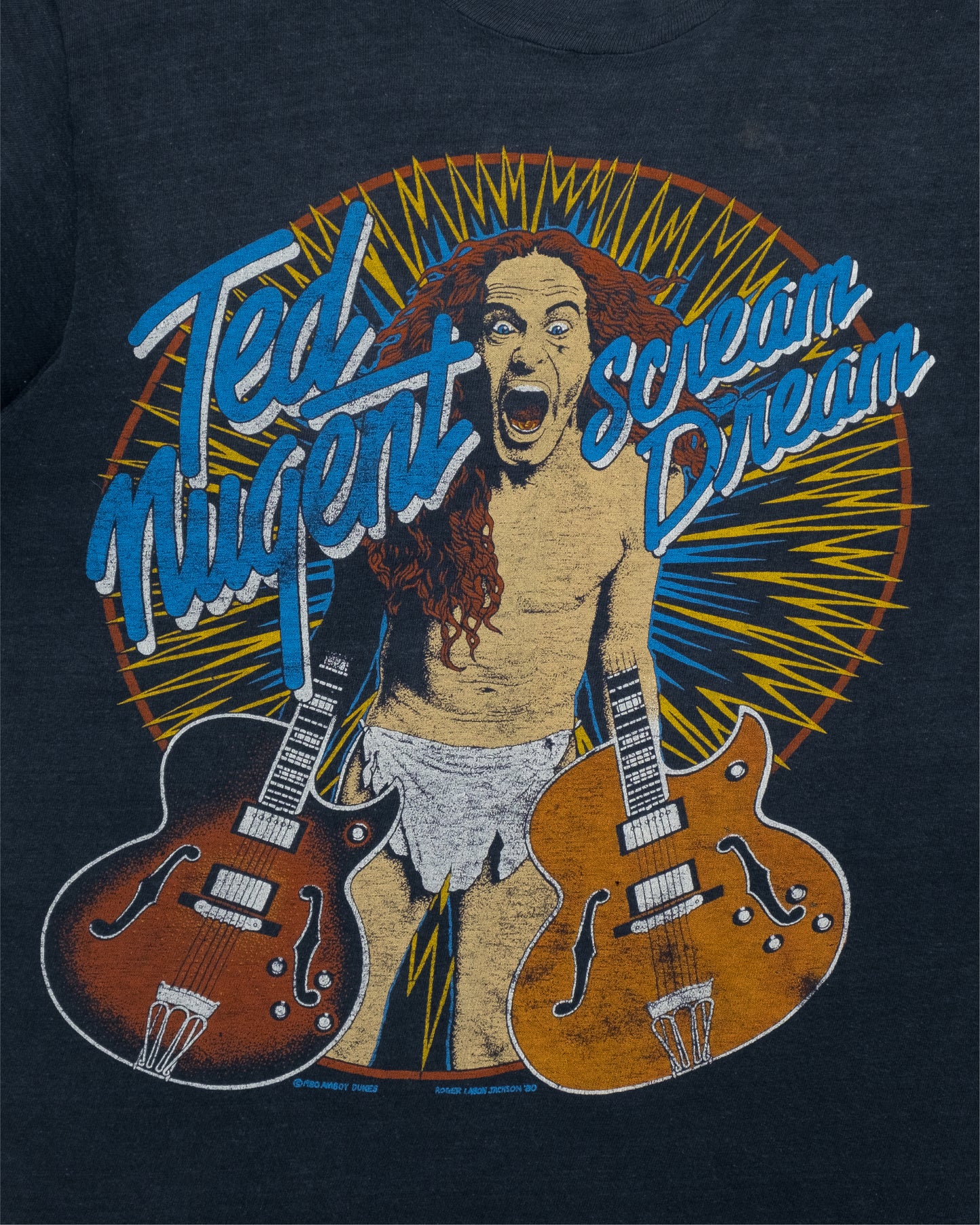 1980 Ted Nugent Scream Dream Tour T-Shirt
