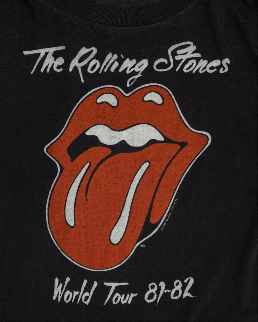 1981 The Rolling Stones European World Tour T-Shirt