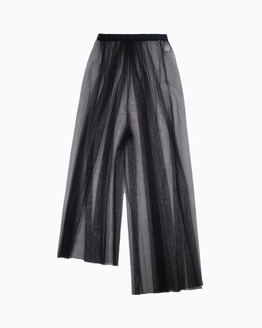 1997 Comme des Garcons Asymmetrical Translucent Mesh Trousers