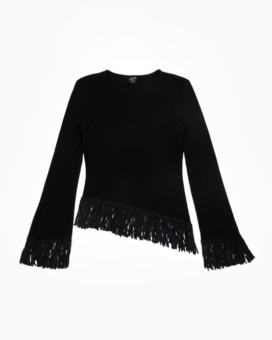 Jean Paul Gaultier Asymmetrical Fringe Top