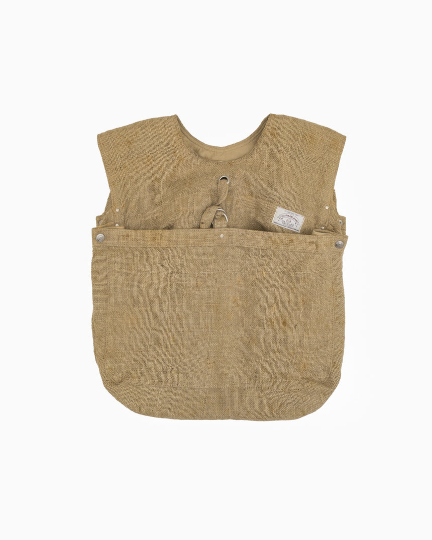 1980s Armani Jeans Jute Bag Vest