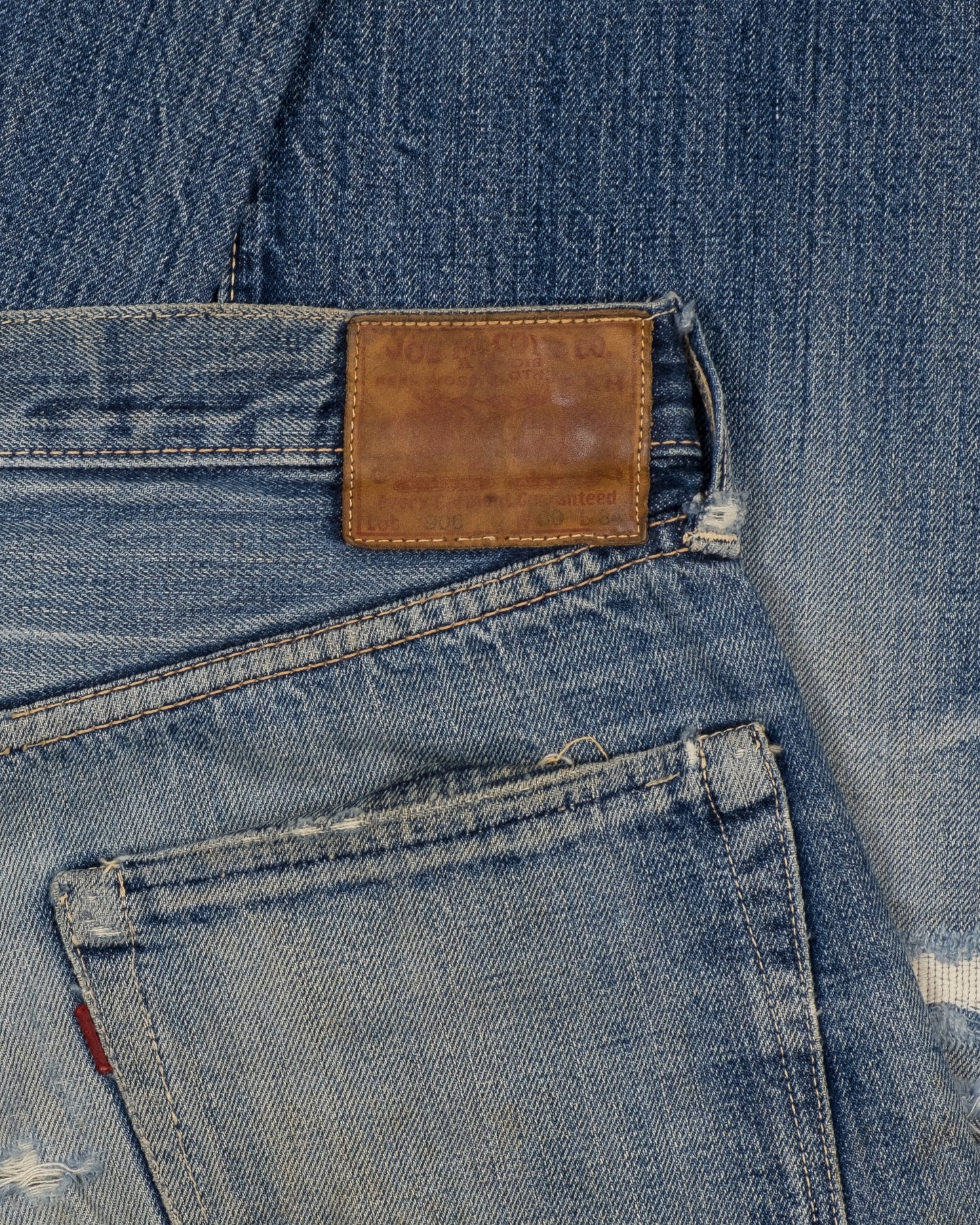 Joe McCoy 906 Distressed Selvedge Denim Jeans