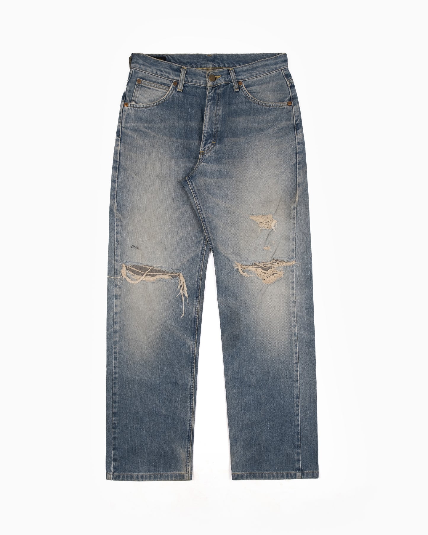 Lee Riders Denim Jeans with Heavy Distressing