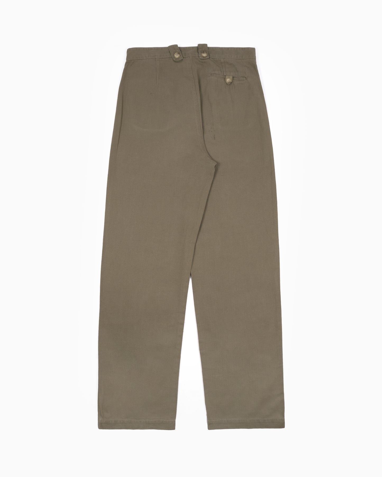 1970s Japanese Army Heringbone Trousers