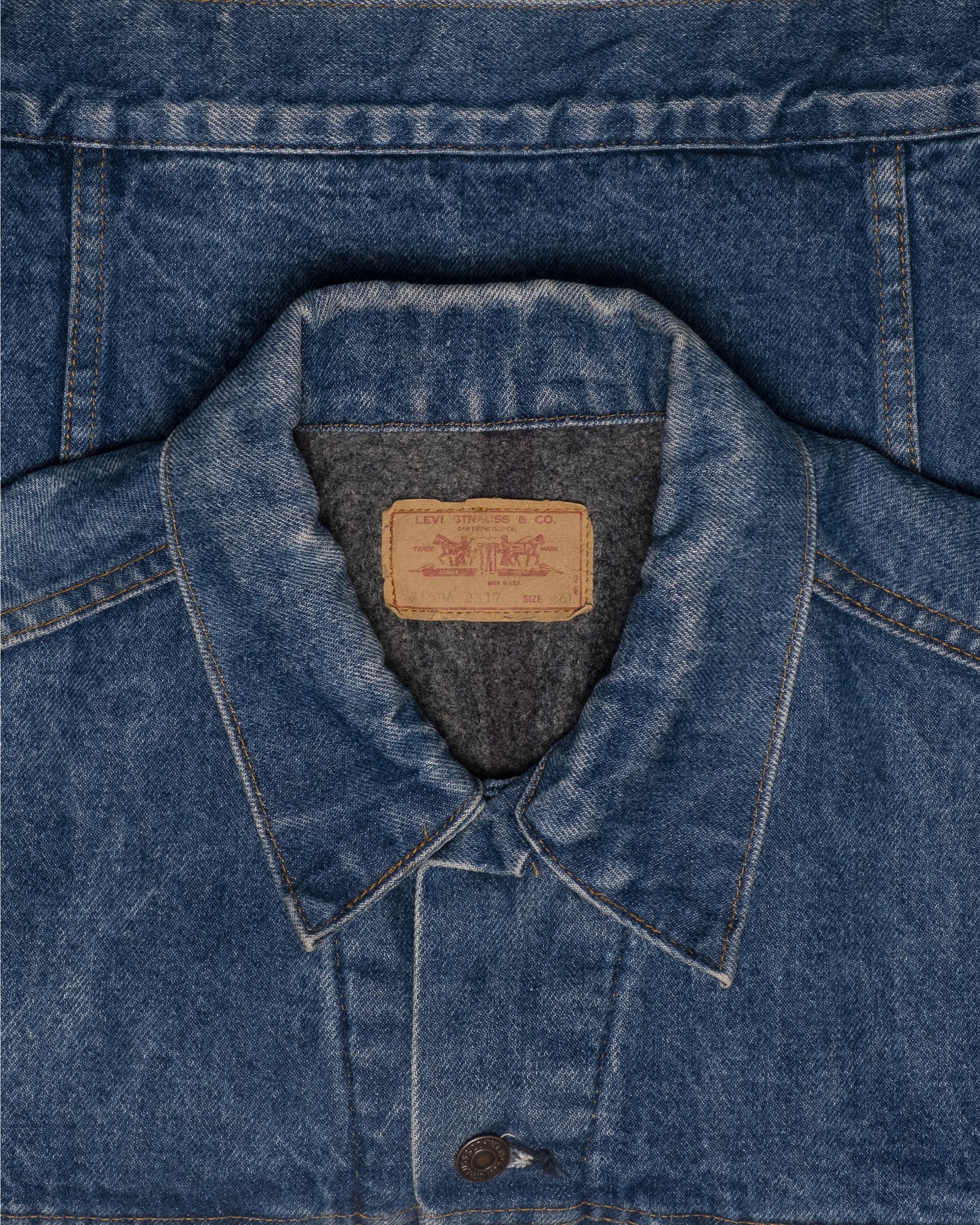 1980s Blanket Lined Levi's Denim Jacket