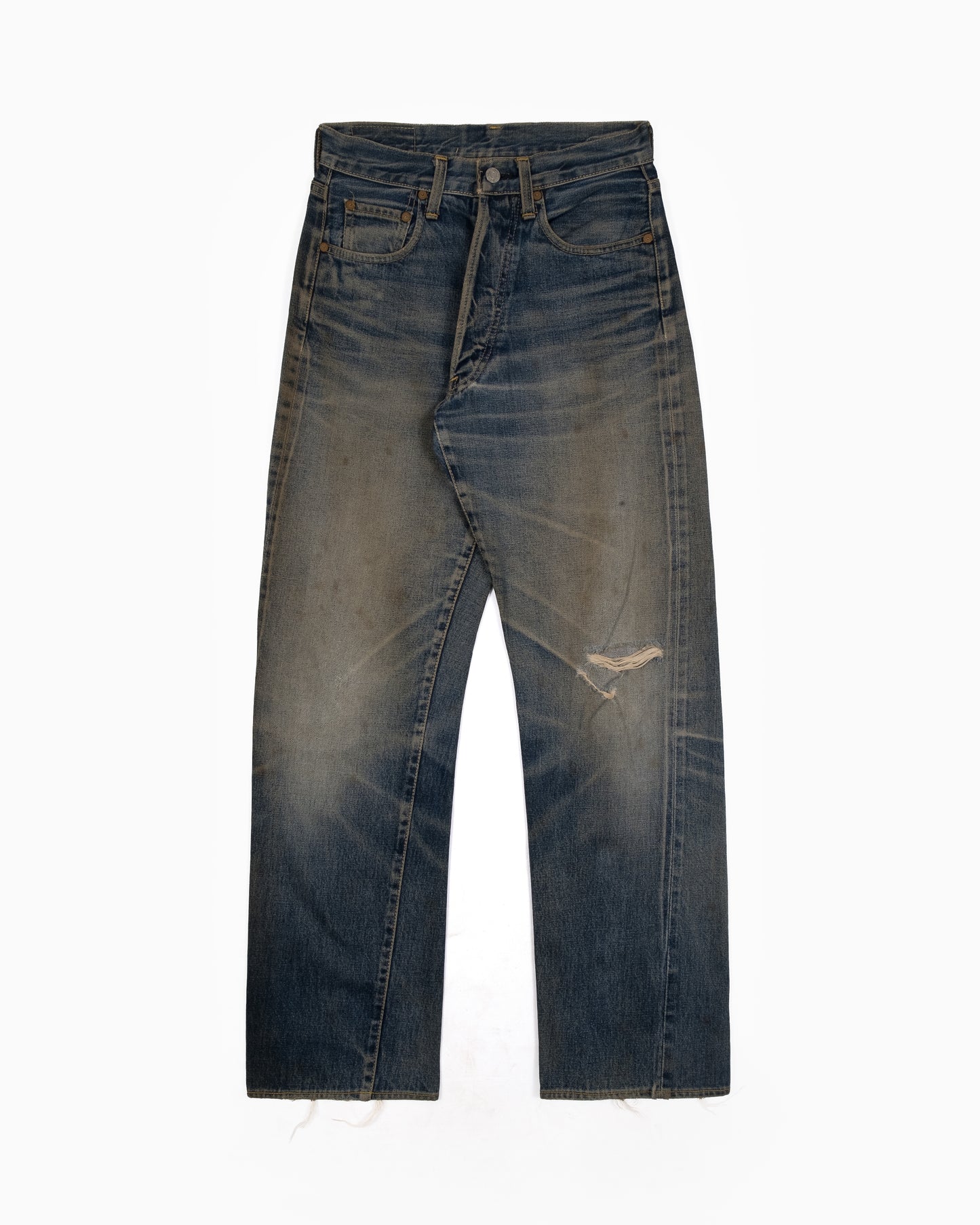 1990s Denime Distressed Selvedge Jeans