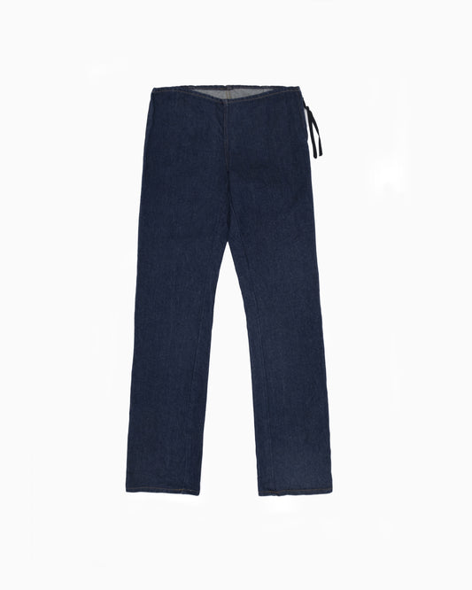 Martin Margiela AW01 Line 6 Hemless Raw Denim Jeans
