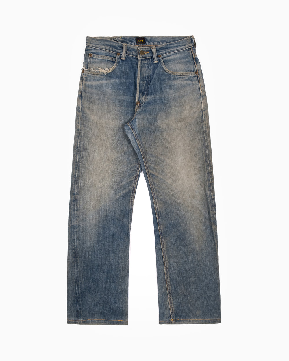 1990s Lee Straight Leg Selvedge Jeans