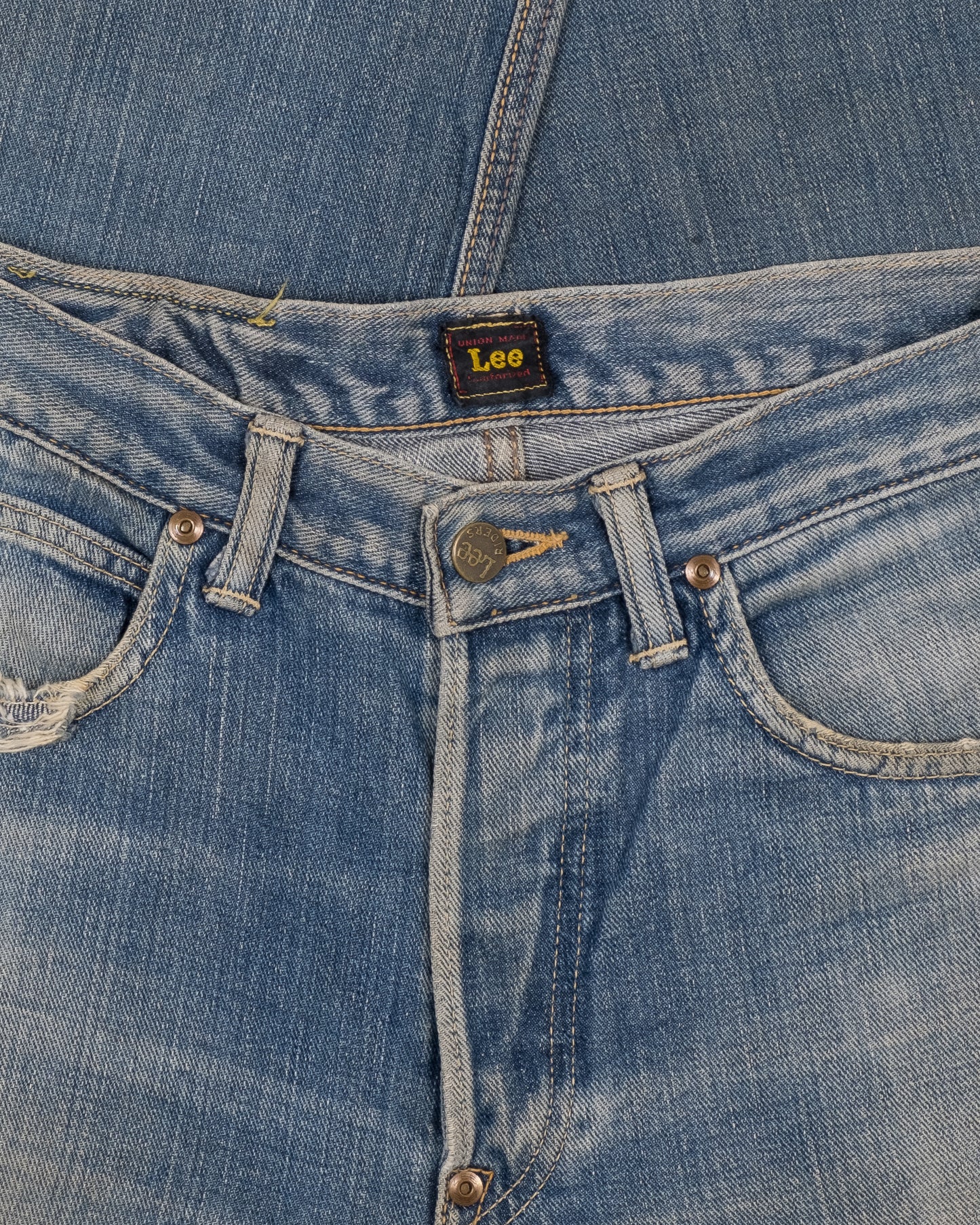 1990s Lee Straight Leg Selvedge Jeans