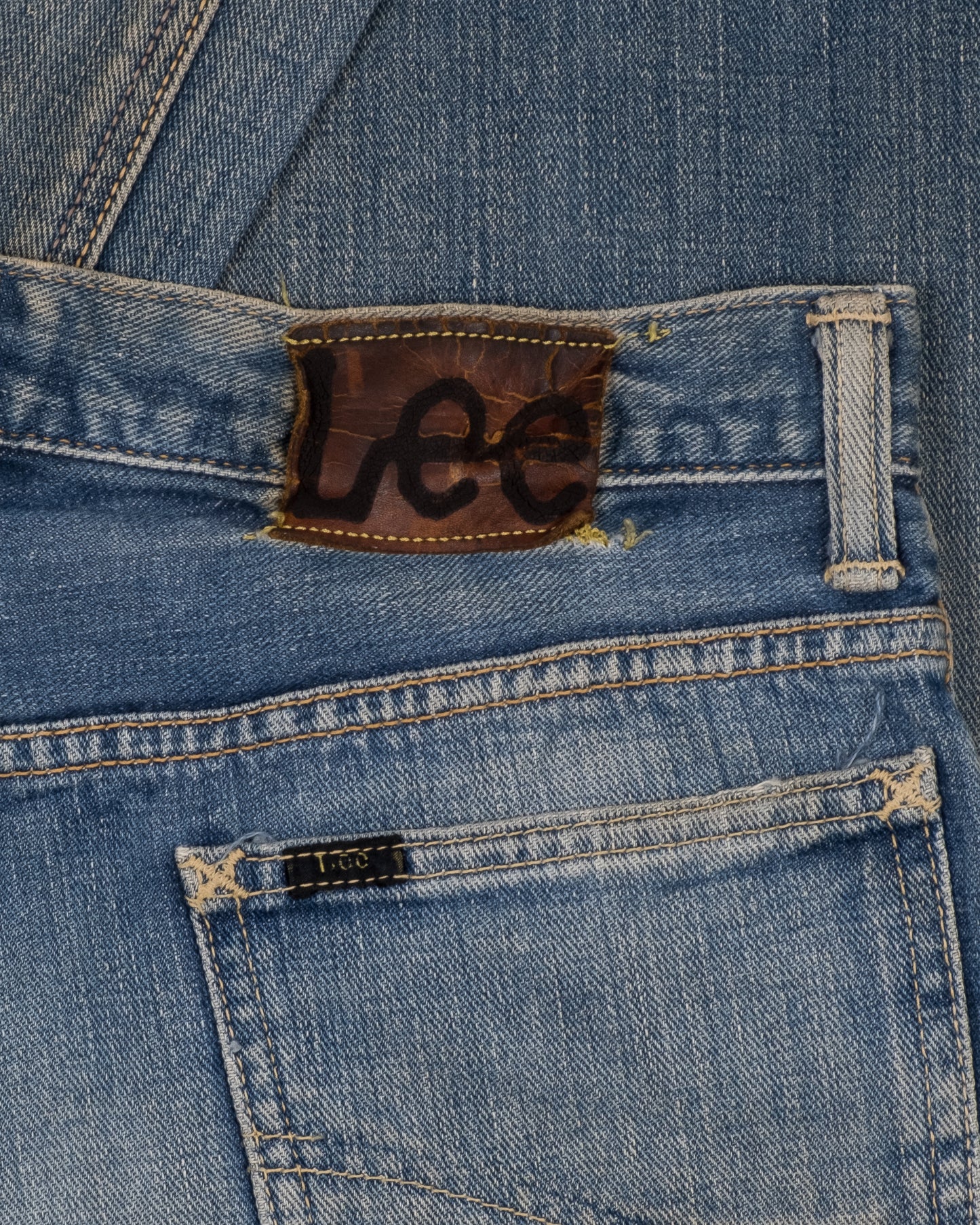 1990s Lee Straight Leg Selvedge Jeans