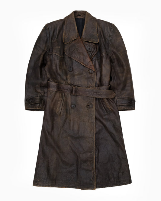 1920s Leather Coat