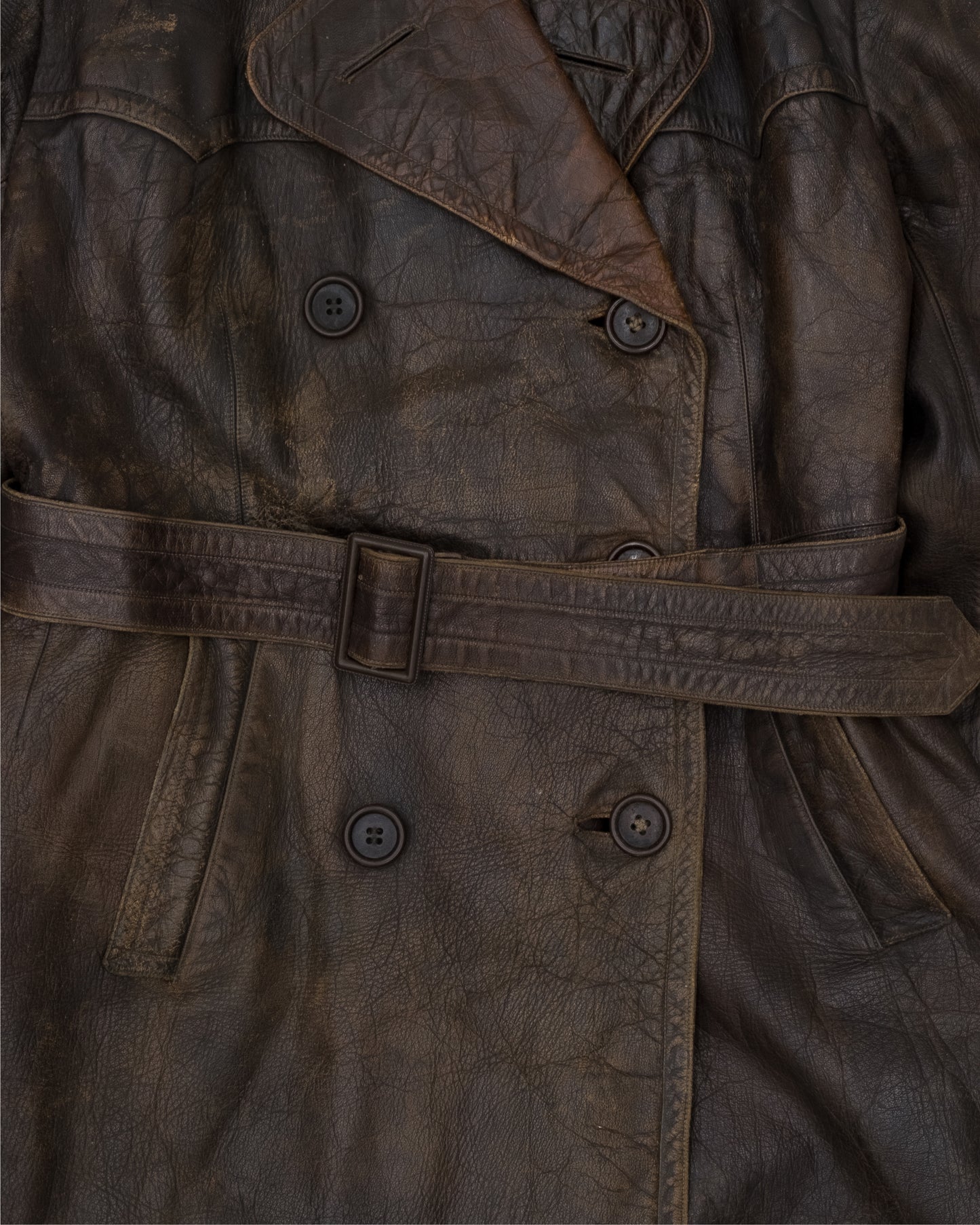 1920s Leather Coat