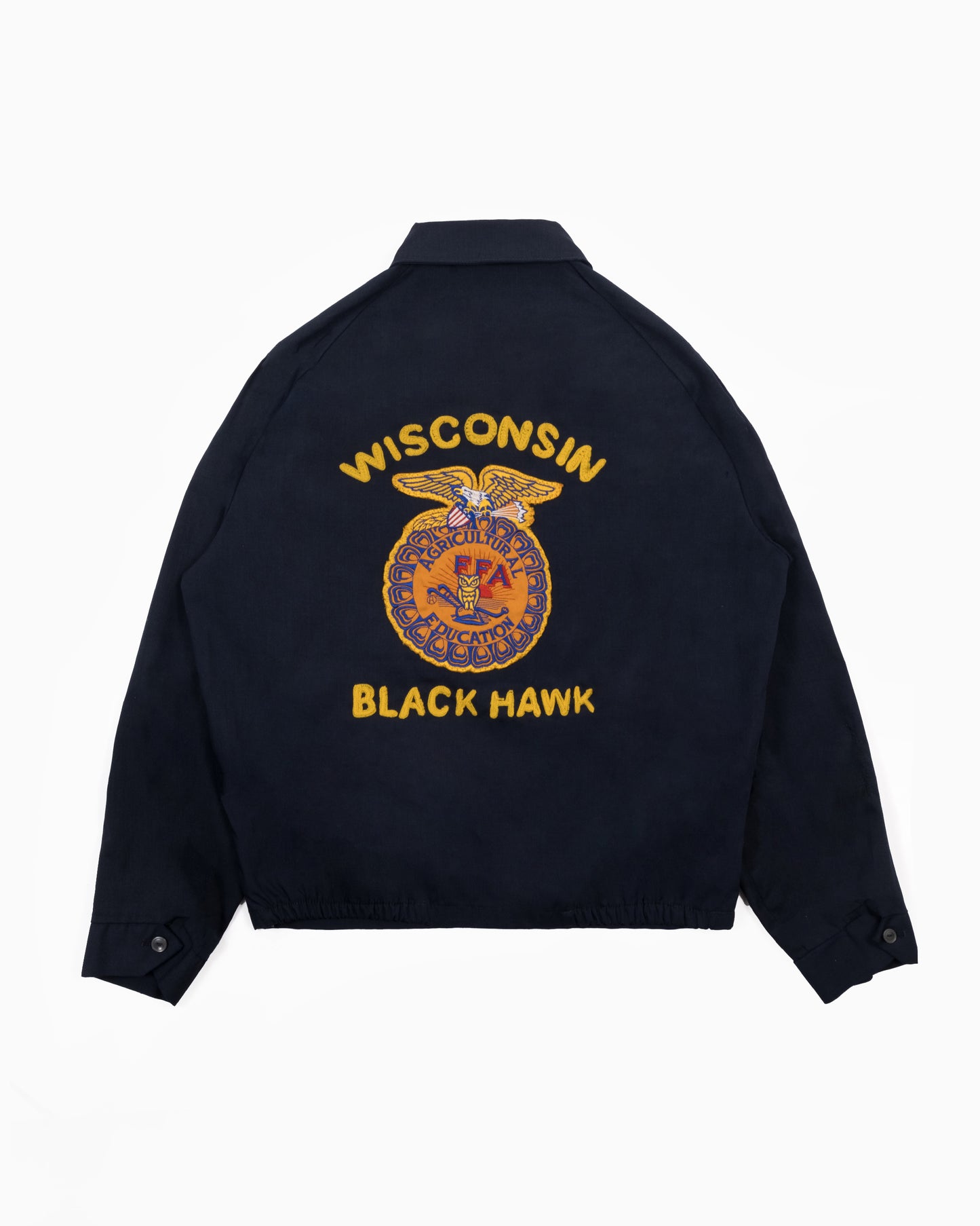 1960s FFA Wisconsin Black Hawk Jacket