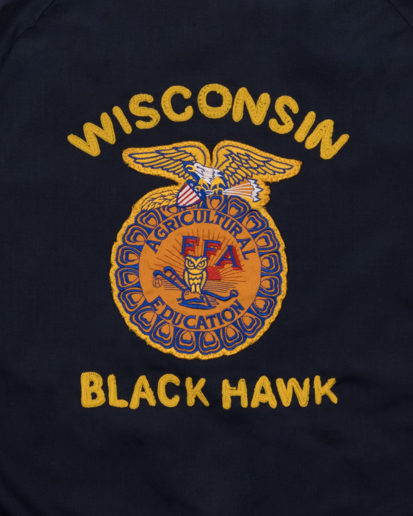 1960s FFA Wisconsin Black Hawk Jacket