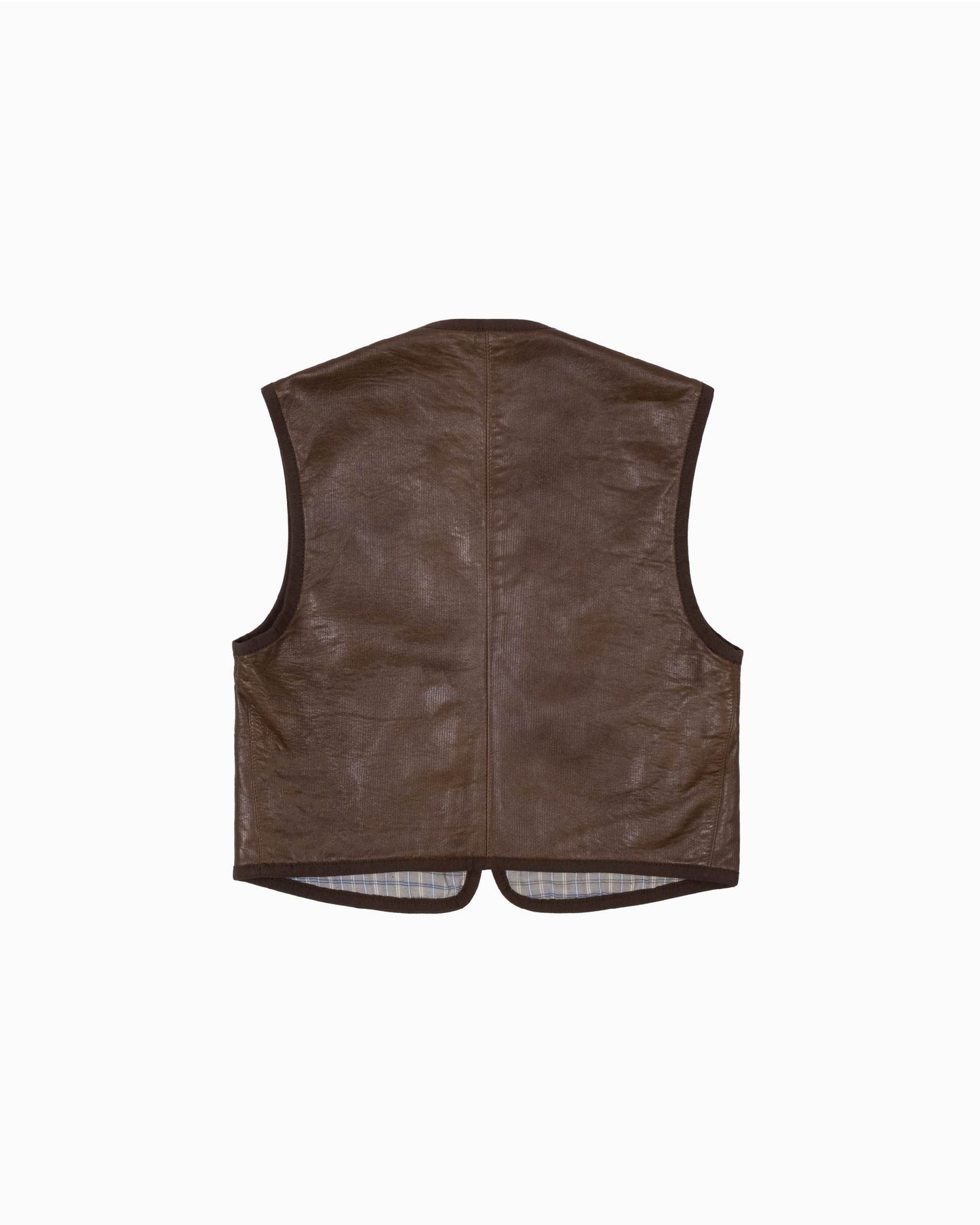 1980s Emporio Armani Leather Vest