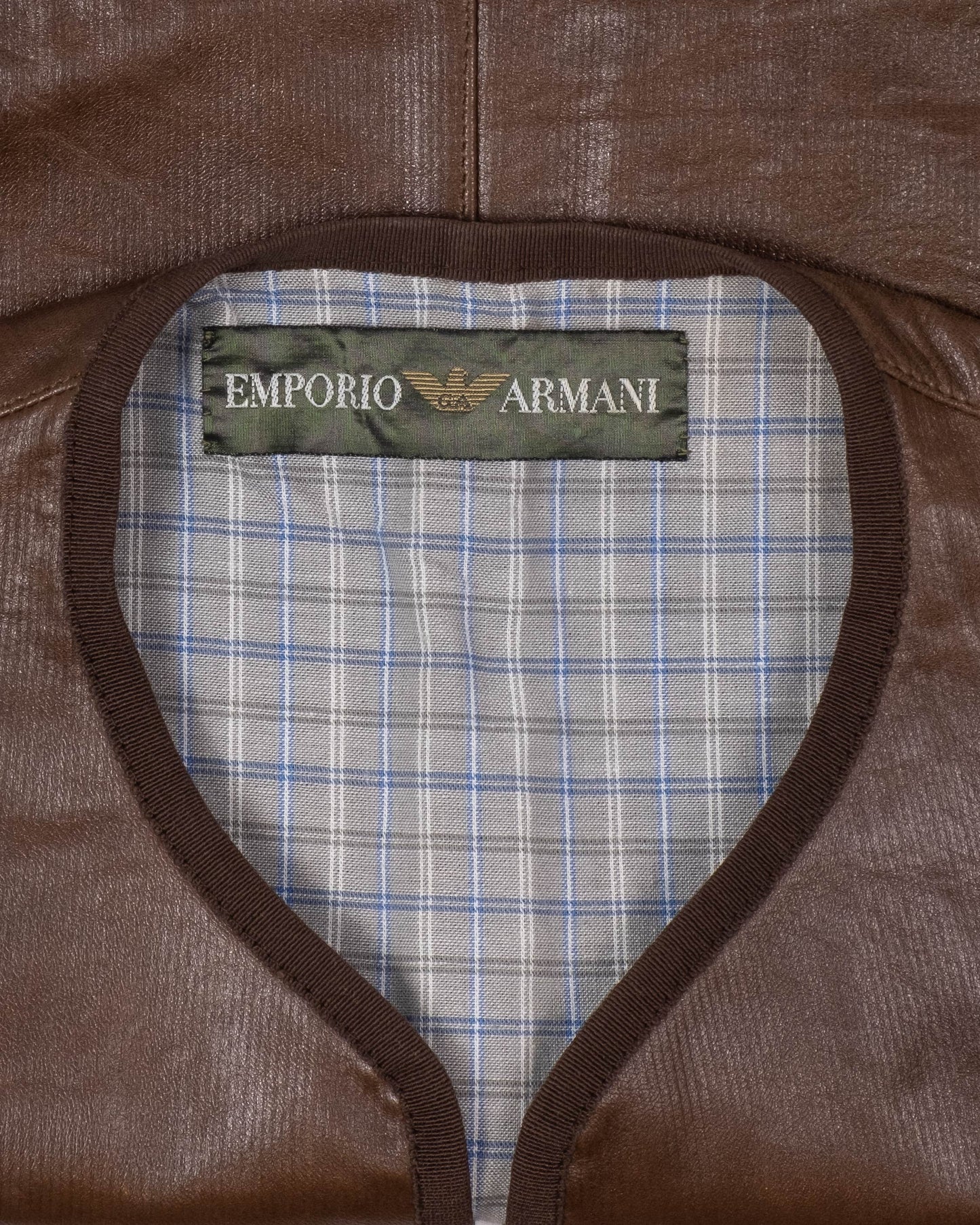 1980s Emporio Armani Leather Vest