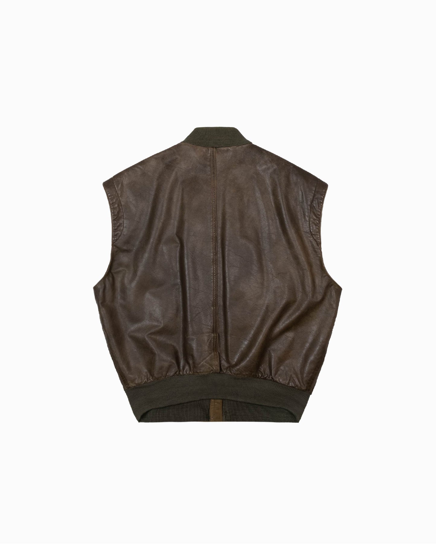 1980s Mani by Armani Leather Vest