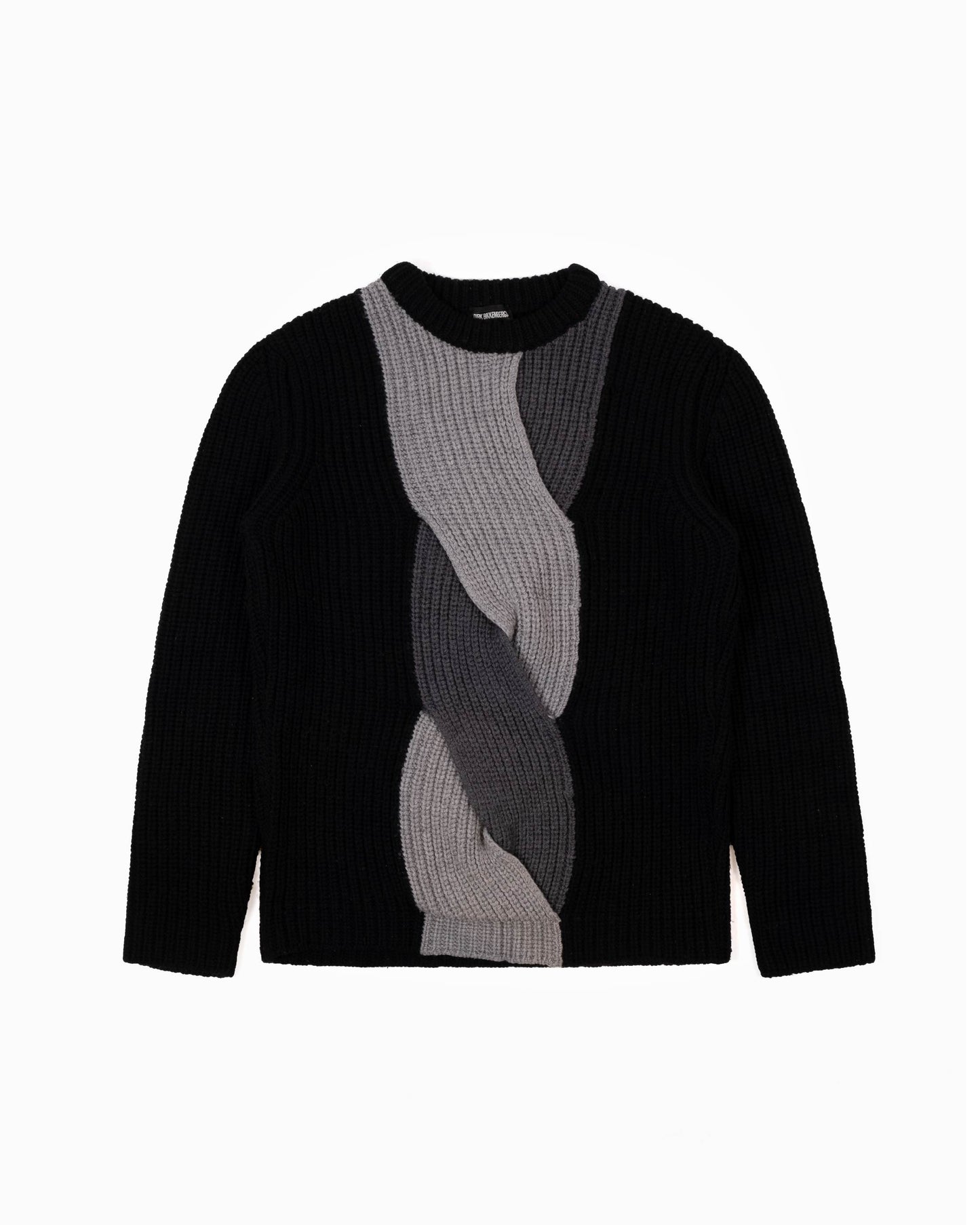 Dirk Bikkembergs Spiral Knit Sweater