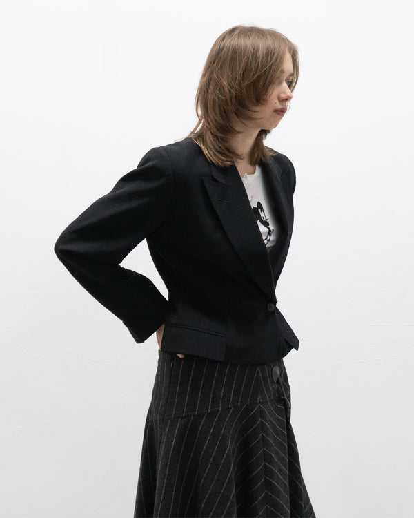 jean paul gaultier single button blazer